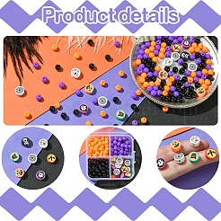 Halloween Theme DIY Stretch Bracelets Jewelry Kits&nbsp;DIY-YW0010-03