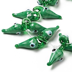 Handmade Lampwork Beads Strand&nbsp;LAMP-C008-01C