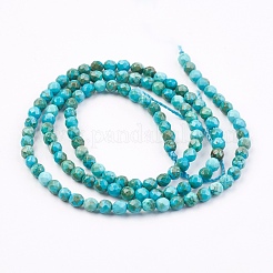 Natural Magnesite Beads Strands&nbsp;TURQ-P027-80-3mm