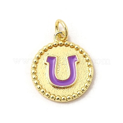 Brass Enamel Pendants&nbsp;KK-I378-09G