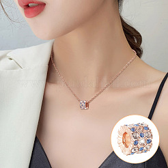 14Pcs 7 Style Zinc Alloy Rhinestone Beads&nbsp;ALRI-PJ0001-01