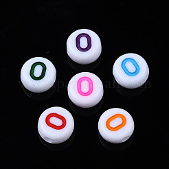 White Opaque Acrylic Beads&nbsp;MACR-T038-18-0