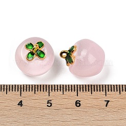 Transparent Glass Apple Pendants&nbsp;LS-X1-DGLA-E004-16J