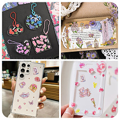 8 Styles Laser PVC Stickers&nbsp;AJEW-TA0001-56