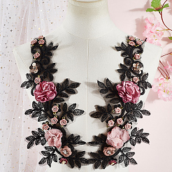 Polyester Embroidery Lace Cloth Patches&nbsp;AJEW-WH20070-068