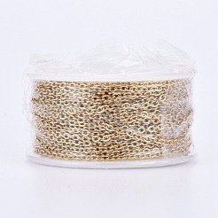 Ion Plating(IP) 304 Stainless Steel Cable Chains&nbsp;CHS-H007-55G