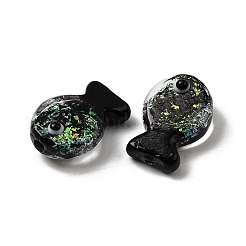 Handmade Foil Lampwork Fish Beads&nbsp;FOIL-Z001-01B