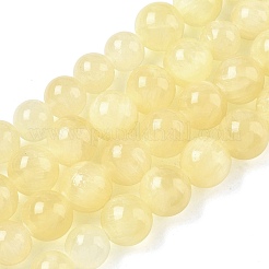 Natural Golden Silk Jade Graduated Beads Strands&nbsp;G-F830-A02-01