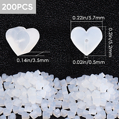 Clear Silicone Full-covered Ear Nuts&nbsp;FIND-SP0001-18E
