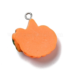 Autumn Theme Opaque Resin Pendants&nbsp;RESI-B011-15