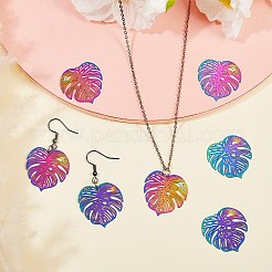 201 Stainless Steel Filigree Pendants&nbsp;STAS-SZ0001-74