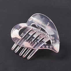 Heart Plastic Claw Hair Clips&nbsp;PHAR-F015-02B