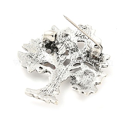 Christmas Tree Theme Zinc Alloy with Rhinestone Brooches&nbsp;JEWB-B018-02AS-05