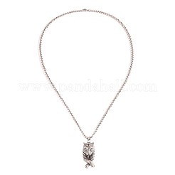 Vintage 04 Stainless Steel Pendant Necklaces for Men&nbsp;WG30589-01