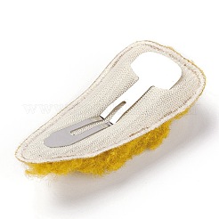 Faux Fur Imitation Lambs Wool Snap Hair Clips&nbsp;X-PHAR-P004-02