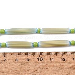 Handmade Lampwork Chevron Beads&nbsp;LAMP-Z019-01-23