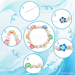 DIY Stretch Bracelet Making Kits&nbsp;DIY-SC0033-23