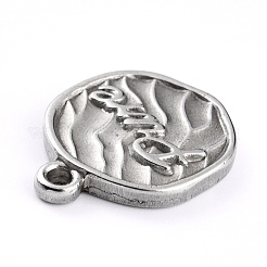 Non-Tarnish 304 Stainless Steel Pendants&nbsp;STAS-G242-11P