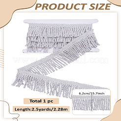 2.5 Yards Polyester Twist Tassel Ribbons&nbsp;OCOR-LP0001-63A