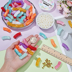 DIY Curved Tube Acrylic Beads Bracelet Making Kits&nbsp;DIY-NB0013-06