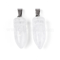 Natural Quartz Crystal Pendants&nbsp;G-N349-16P-09