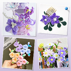 100Pcs DIY Plush Sticks&nbsp;FIND-SP0004-72A