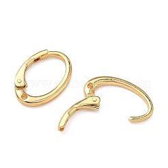 SHEGRACE Brass Leverback Earring Findings&nbsp;XGR0070G-73G