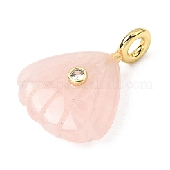 Natural Rose Quartz Carved Pendants&nbsp;G-C282-05H