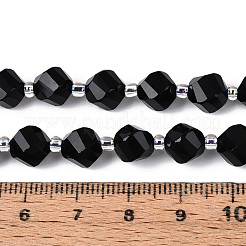 Natural Black Onyx(Dyed & Heated) Beads Strands&nbsp;G-T144-24A-03