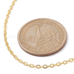 Brass Cable Chain Necklaces&nbsp;NJEW-JN04511-07