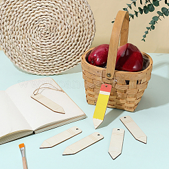30Pcs Unfinished Wood Pencil Pendants&nbsp;WOOD-SP0001-82