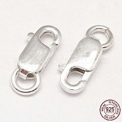 925 Sterling Silver Lobster Claw Clasps&nbsp;STER-F014-08C