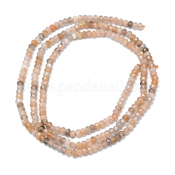 Natural Peach Moonstone Beads Strands&nbsp;G-G106-A34-01