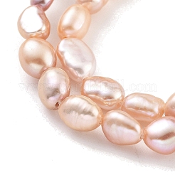 Natural Cultured Freshwater Pearl Beads Strands&nbsp;PEAR-P062-24C