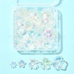 70Pcs Acrylic Bead Caps&nbsp;OACR-FS0002-40