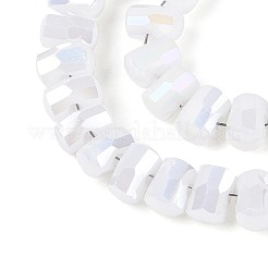 Electroplate Opaque Glass Beads Strands&nbsp;EGLA-N022-09A-C05