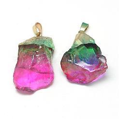 Natural Quartz Crystal  Pendants&nbsp;G-Q493-01G