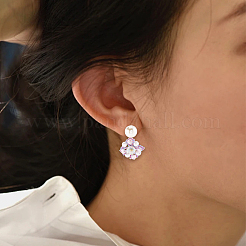 16Pcs 8 Styles 316 Surgical Stainless Steel Clip-on Earring Converters Findings&nbsp;STAS-SC0010-36