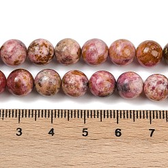 Natural Rhodonite Beads Strands&nbsp;G-G206-A02-8mm