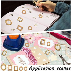 15Pcs 5 Styles Resin Photo Frame&nbsp;AJEW-HY0003-54A