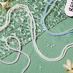 5 Strand 5 Colors Imitation Jade Glass Beads Strands&nbsp;EGLA-TA0001-51
