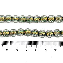 Handmade Foil Lampwork Beads Strands&nbsp;FOIL-K003-06A-11