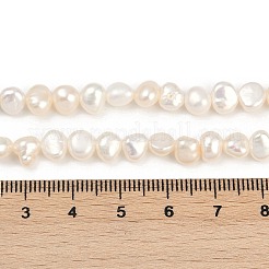 Natural Cultured Freshwater Pearl Beads Strands&nbsp;PEAR-P064-19G-07A
