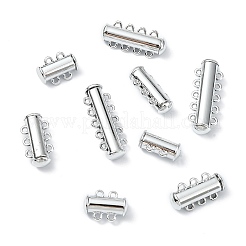 20Pcs 4 Styles Brass Magnetic Slide Lock Clasps&nbsp;KK-CJ0002-40