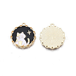 Alloy Enamel Pendants&nbsp;ENAM-N055-102A