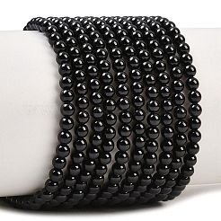 Natural Black Spinel Round Bead Strands&nbsp;G-A130-3mm-32A