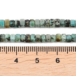 Natural African Turquoise(Jasper) Beads Strands&nbsp;G-G345-C23-2x4mm
