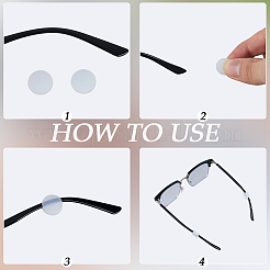48Pcs Silicone Eyeglasses Ear Grip&nbsp;FIND-CN0002-47B