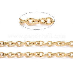 Ion Plating(IP) 304 Stainless Steel Cable Chains&nbsp;CHS-L020-040G