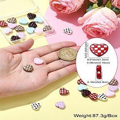 35Pcs 7 Colors Spray Painted Alloy Beads&nbsp;ENAM-CJ0006-11